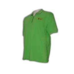 P145 polo恤批發 半胸拉鏈 polo shirt 設計圖     草綠色 P145 polo恤批發 半胸拉鏈 polo shirt 設計圖     草綠色